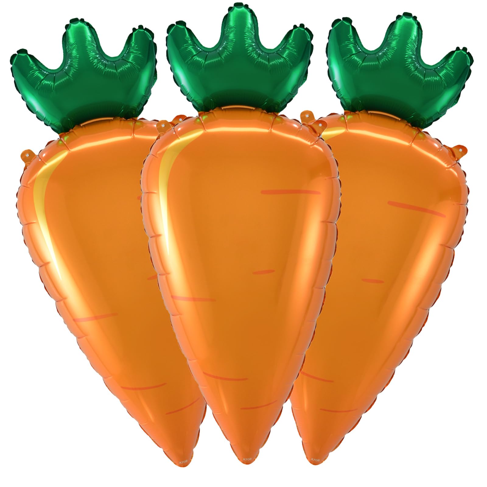 Photo 1 of **4 PACKAGES**Carrot Balloons Easter Foil Balloons Vegetable Balloon for Carrot Themed Party Decoration Supplies Vegetable Birthday Decoration Decor Ballons Arch Kits Party Balloon Set 3pcs