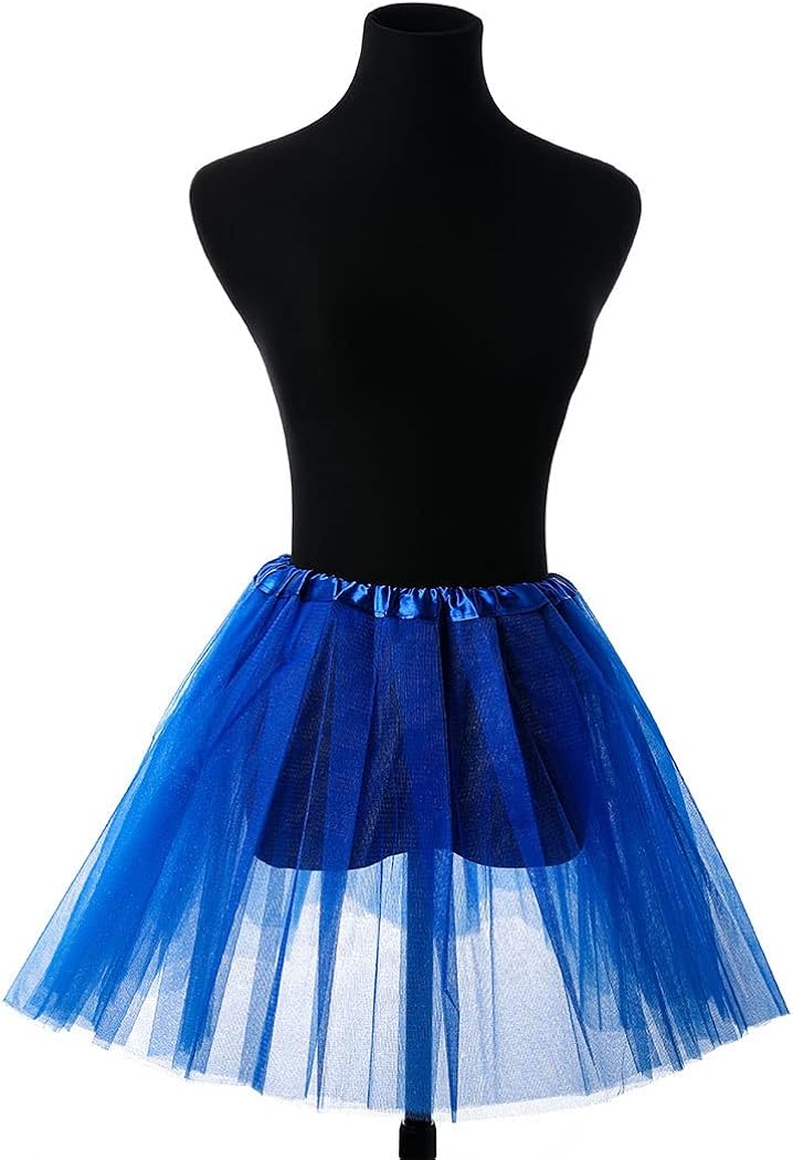 Miniatura 8 de Victray Womens Tutu Skirts Tulle Tutu Skirt Ballet Dance Skirts Layered Tutu Short Skirt Party Festival Costume