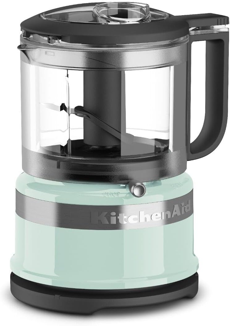KitchenAid Kfc3516Ic 3.5 Cup Mini Food Processor, Ice,1000 Watts, Multicolor