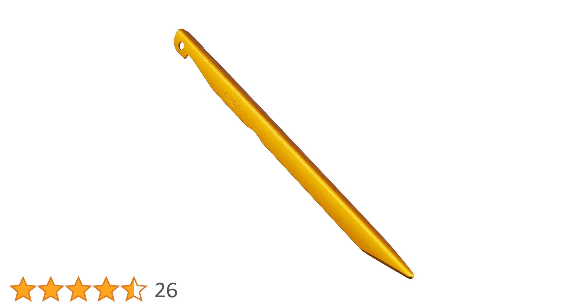 Amazon | プロモンテ(PuroMonte) アルミカラーペグ10本セット イエロー