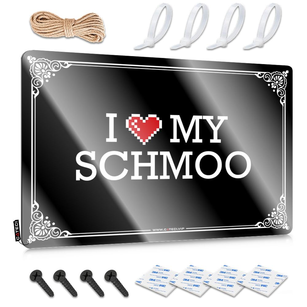 Vintage Wall Art Waterproof Americana I Love My Schmoo For Tiki Bar - Farmhouse Customizable(20X30CM)