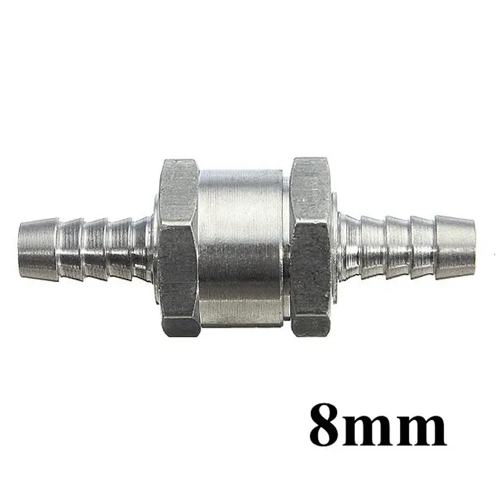 Válvulas unidireccionales de 6/8/10/12/14/16 mm, 6 tamaños, aleación de aluminio, válvula antirretorno de combustible, ajuste unidireccional for carburador.(16mm)
