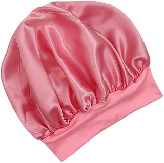 Satin hårhandduk | hårploppningshandduk, elegant satin för kvinnor | elegant silkessjal, bekväm turban wrap för