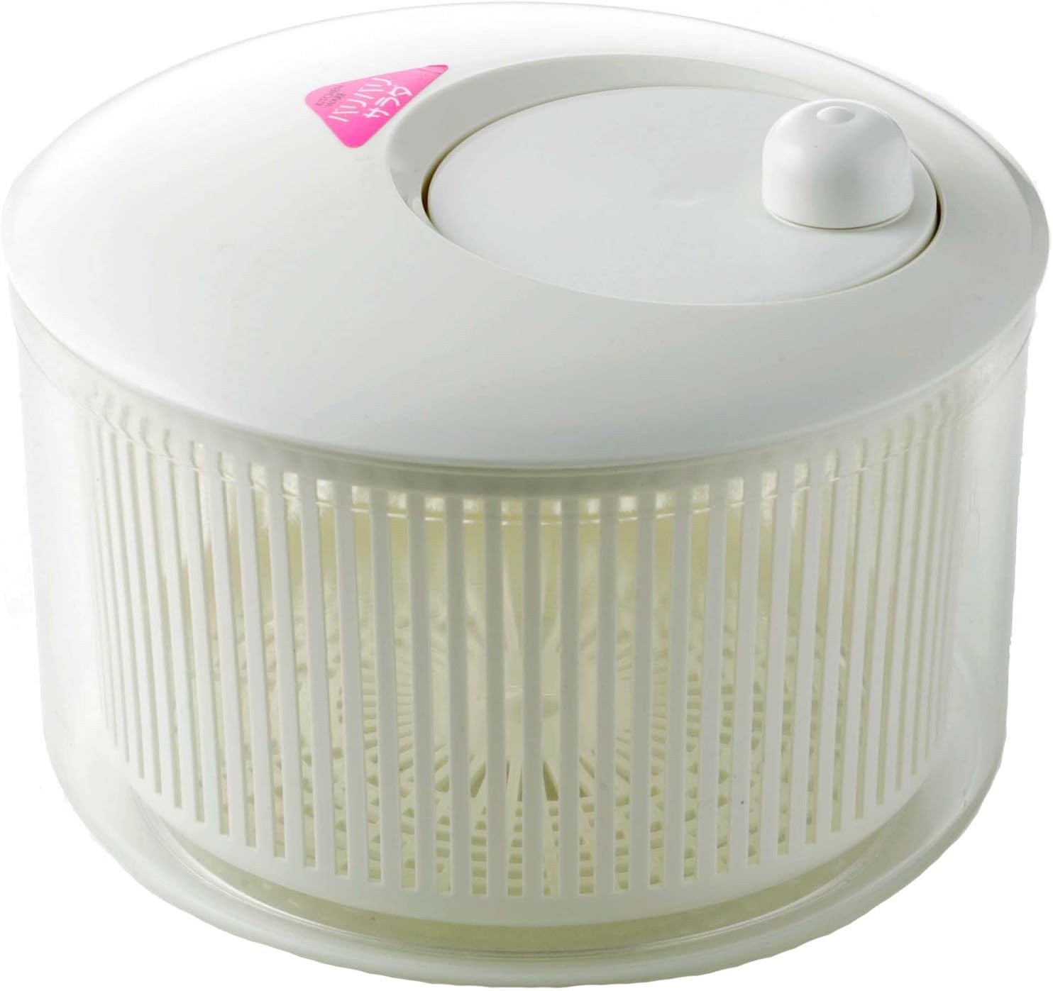 Yamaken Kogyo Vegetable Drainer, Salad Spinner, Crunchy Salad, Medium, Made in Japan