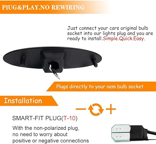 Miniatura 5 de Blanco LED ahumado lente para 1997-2004 Chevrolet Corvette C5 parachoques trasero lateral Fender Marker luces de señal de giro OEM # 16523536