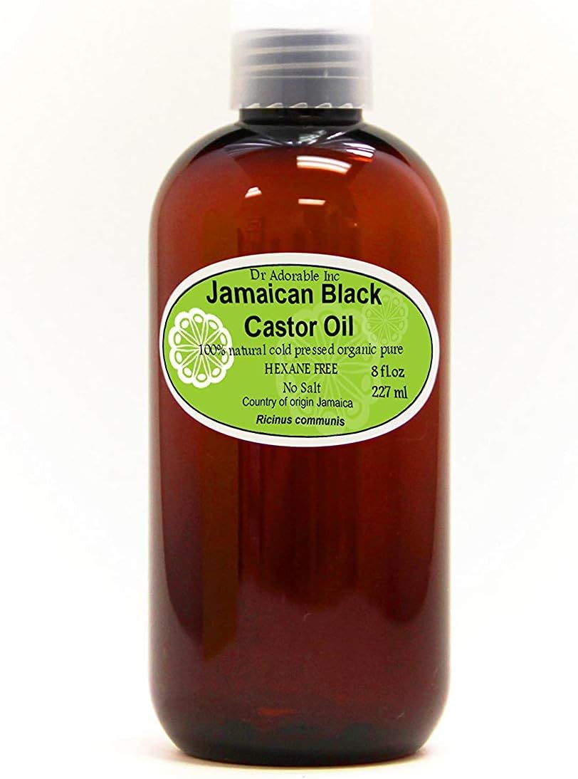 Aode Jamaican Black Castor Oil Premium Best Natural Pure Organic Strengthen Grow & Restore Hair Care 8 oz