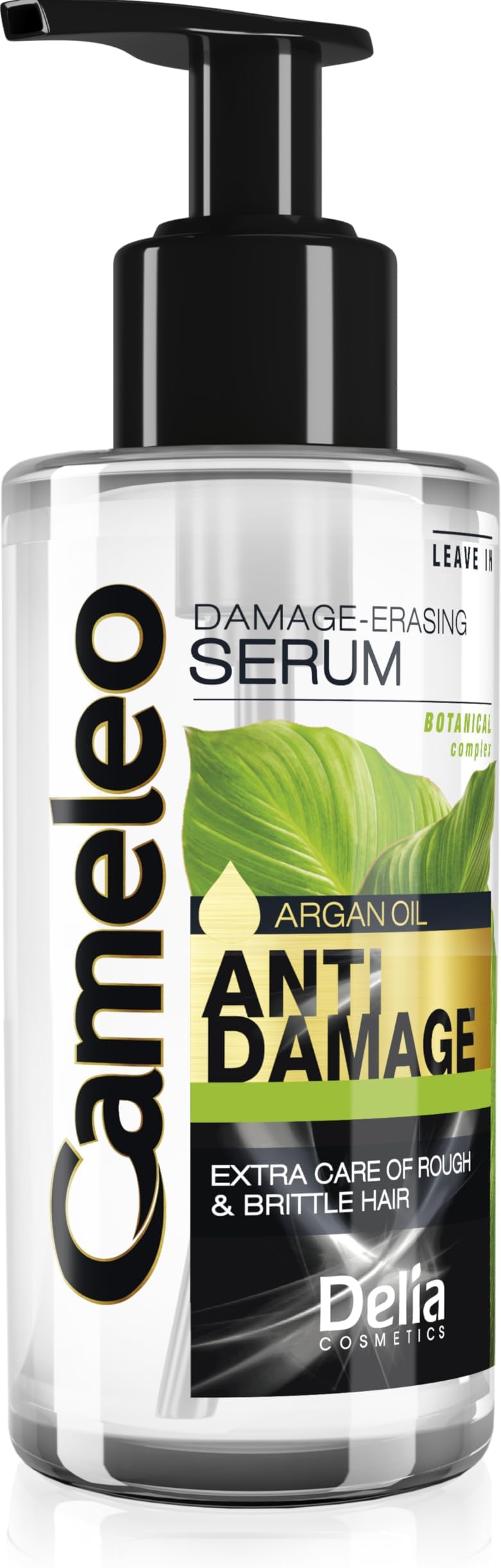 Cameleo - Keratin Serum - for Damaged, Dry, Rough, Brittle Hair - Excellent Regenerating Repair Treatment & Care with Biomimetic Keratin & Argan Oil - Heat Protection - Salt & Paraben Free - 150ml