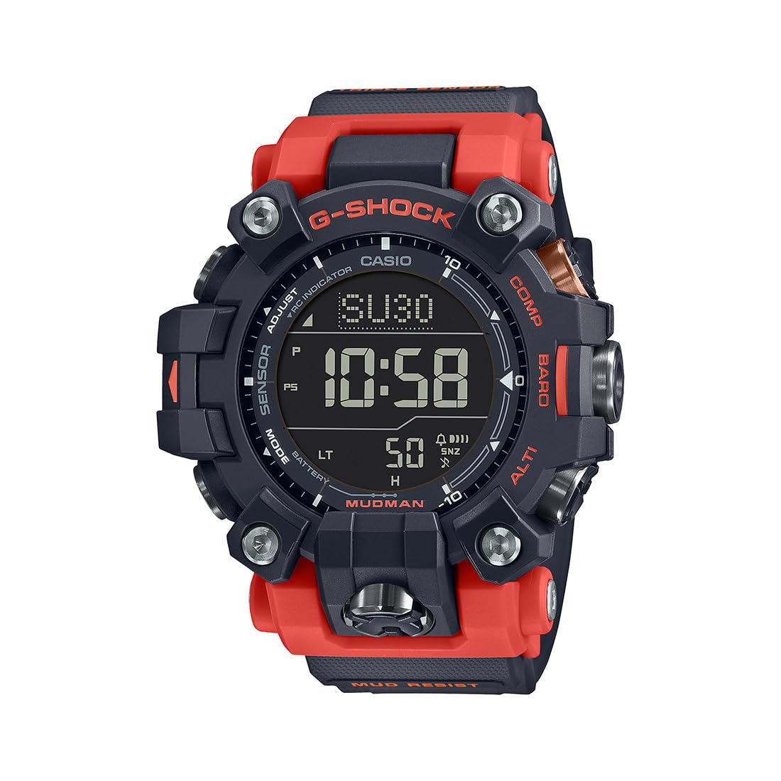 Casio G-Shock GW-9500-1A4DR Digital Dial Red Resin Strap Mens Watch Mud Resistant Tough Solar G1443 (B0CLDL6D7F) Amazon Price History, Amazon Price Tracker