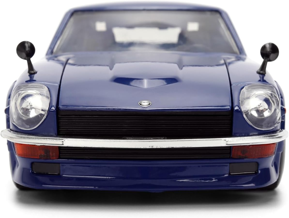 Jada 1972 Datsun 240Z, Dark Blue Toys 37020-1/24 Scale Diecast Model Car