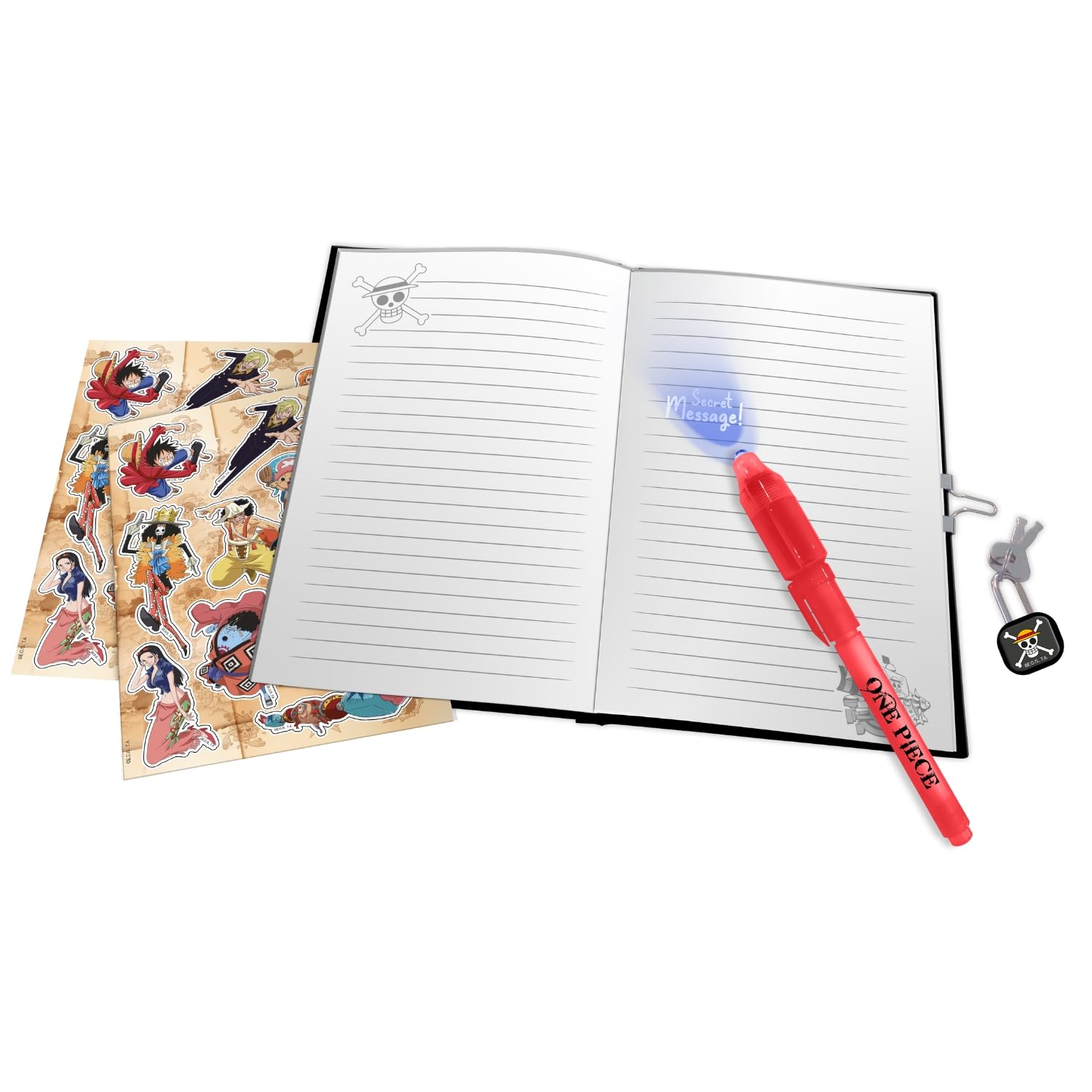 Kids Licensing - Diary with Magic Pen One Piece