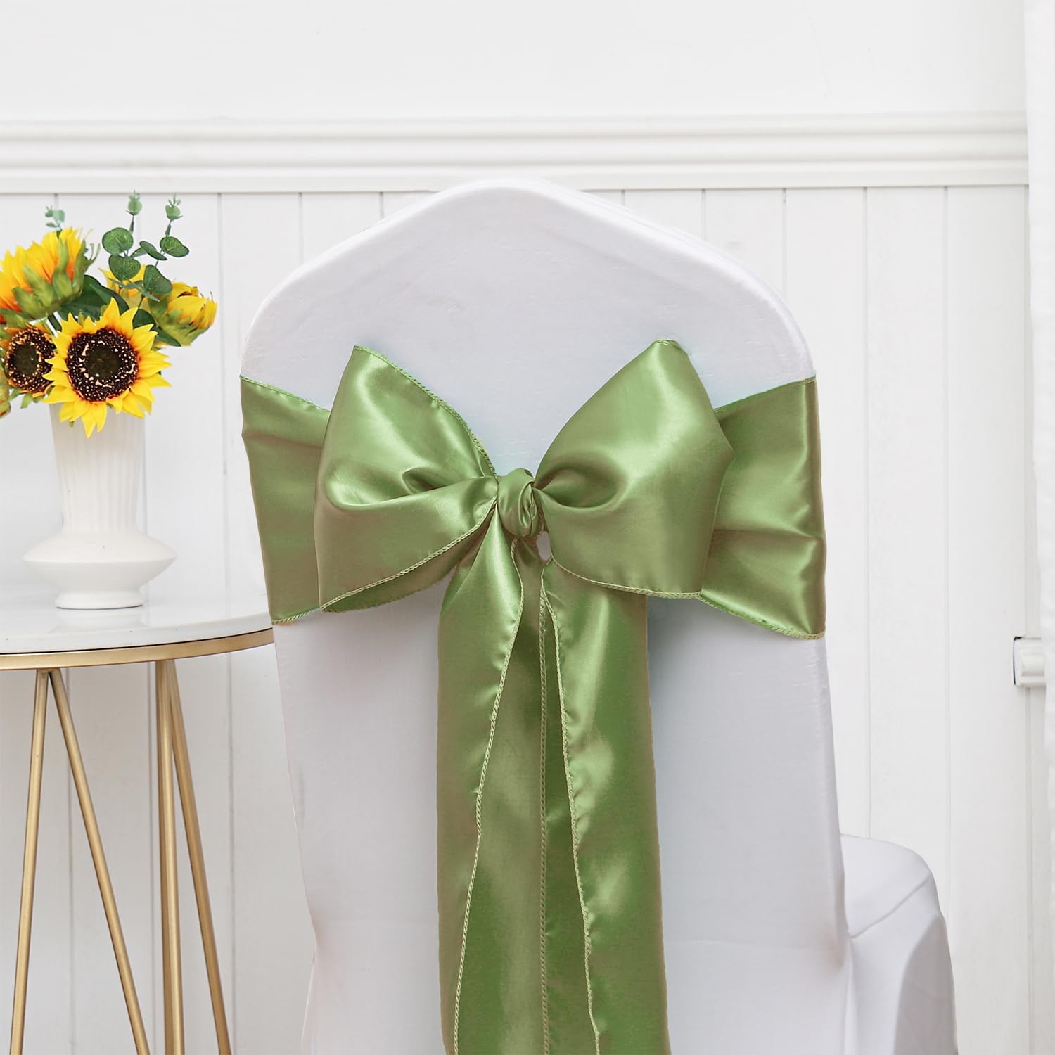 Balsa Circle 100 Cintas De Satén Para Silla, Lazos Para Decoración De Boda, Suministros De Fiesta, Eventos, Fundas De Silla, Decoración De Banquetes Y Recepción