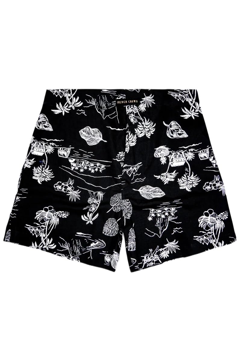 french crown Jade Black Printed Super Soft Premium Cotton Boxer-picture-16