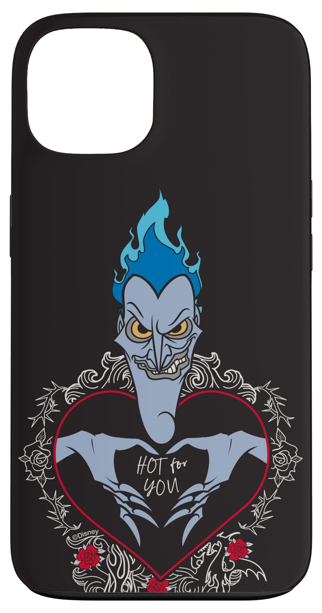 Custodia per iPhone 13 Disney Villains Hades Hercules Hot For You San Valentino