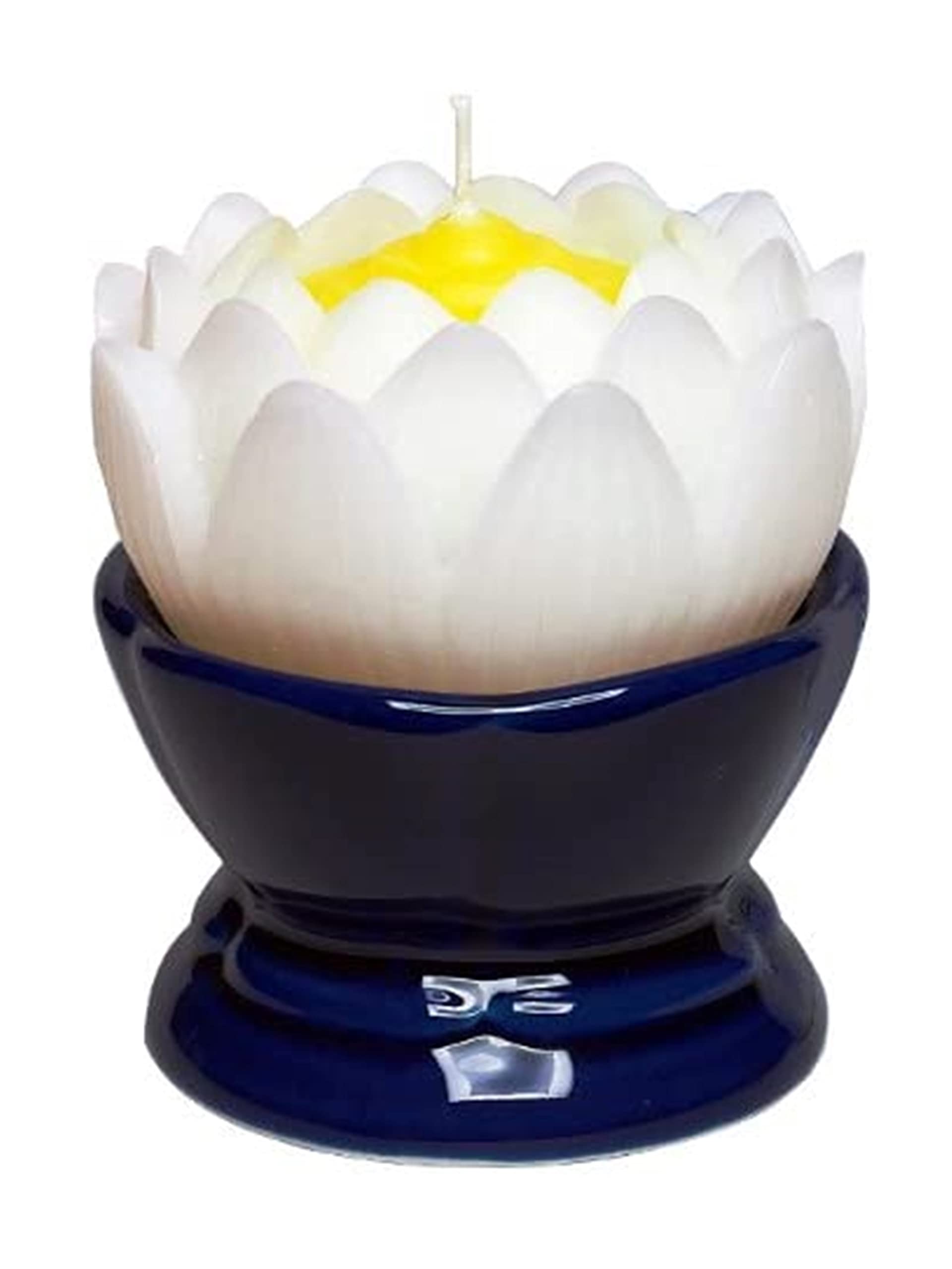 Amazon｜仏具のマルエス(Maruesu) 蓮の花ろうそくシリーズ 単品