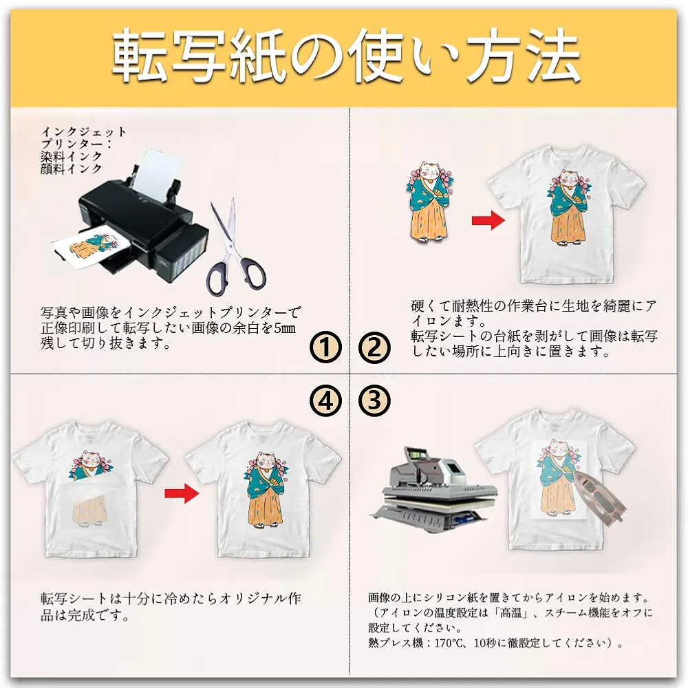 ⋆確認用⋆ アイロン転写シート Amazon.co.jp: TINY SPARK 転写シート アイロンプリントシート