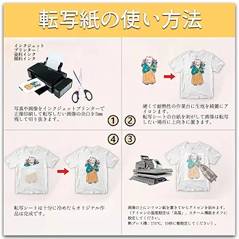 Amazon | TransOurDream 真正の転写シート アイロンプリント