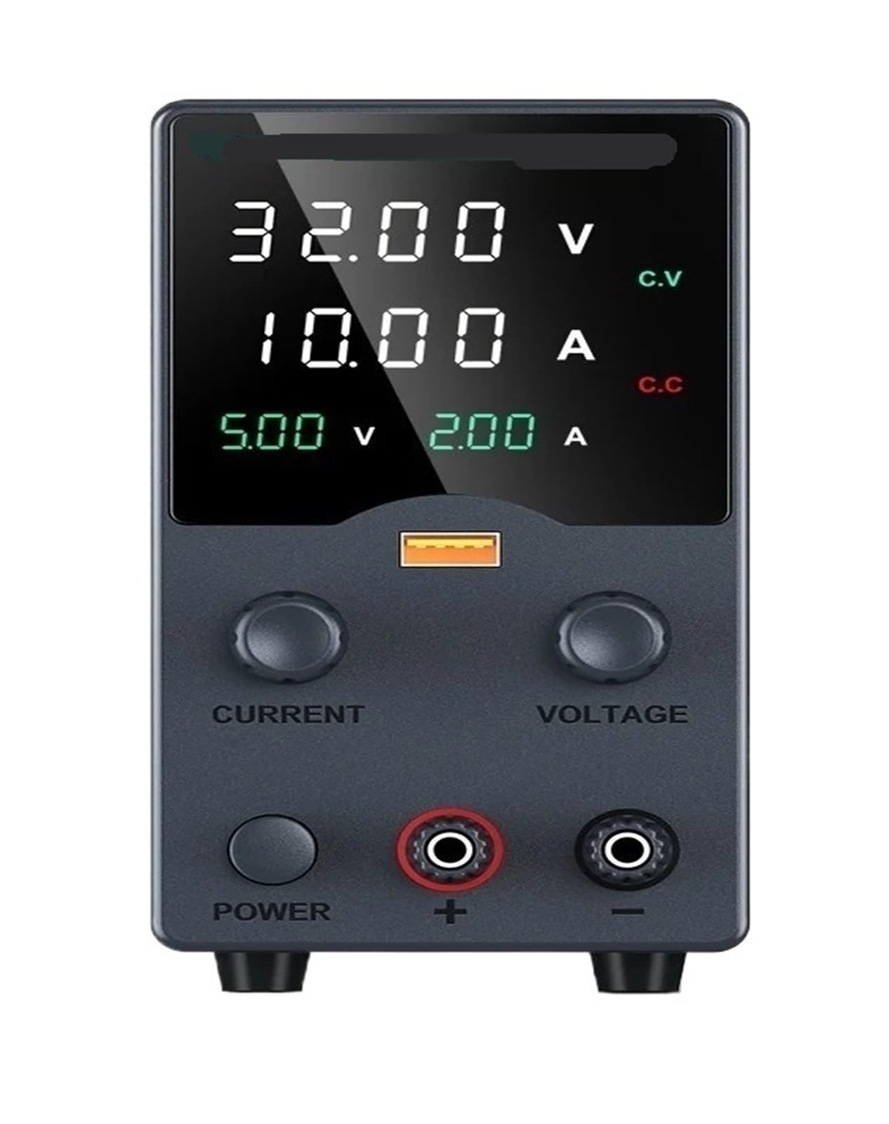 Fuente de alimentación CC Ajustable, Fuente de alimentación de Banco Digital de 30V 10A, Interruptor regulador de Voltaje de Fuente de alimentación estabilizada(4digit sNPS3010W)