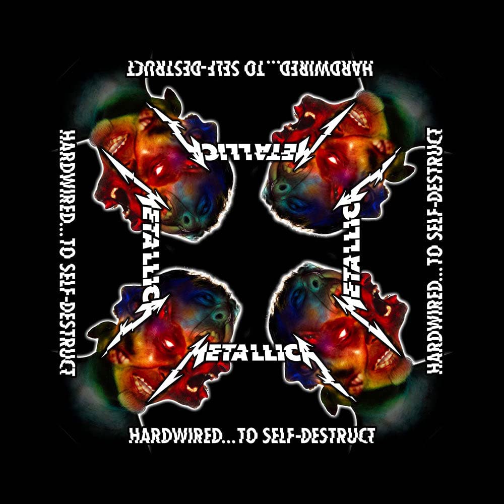 Bandana Hardwired to Self Destruct con costuras reforzadas y algodón premium 2