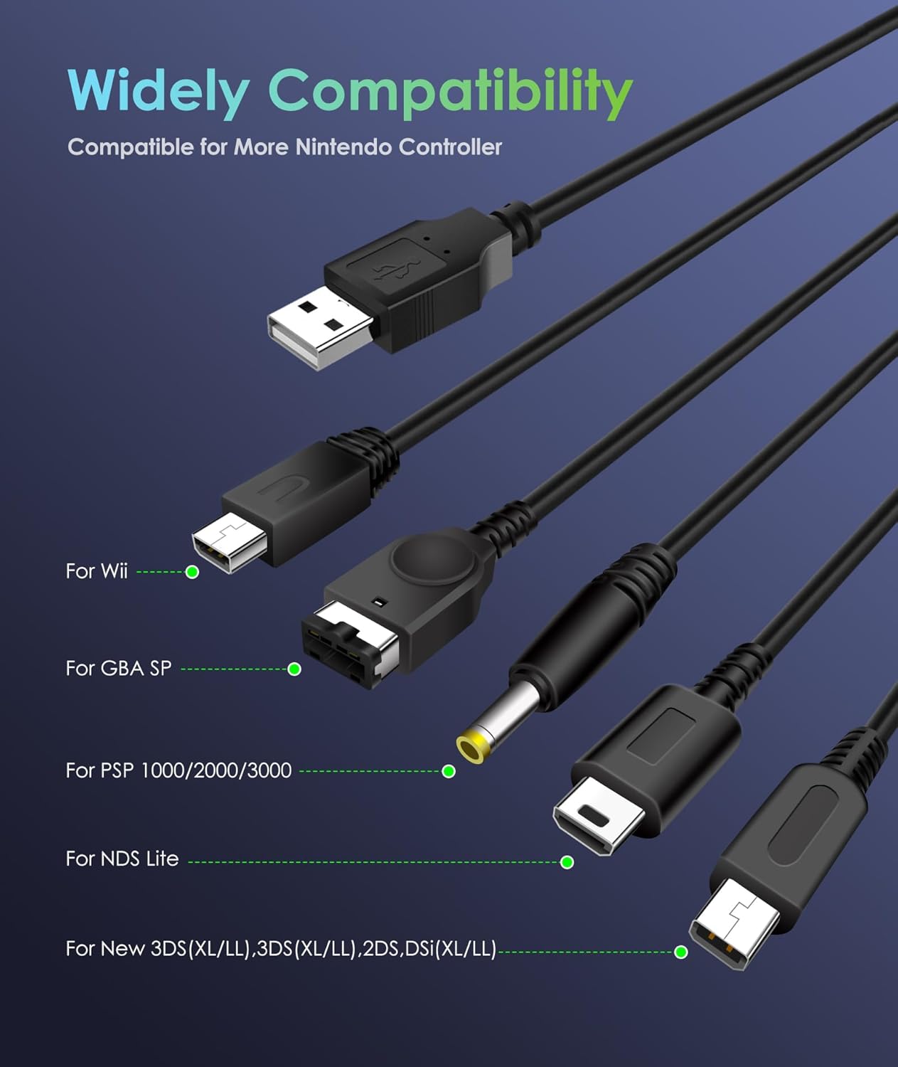 Wii U Ds Lite Gba Link Cable 6amLifestyle In USB Charger Cable For