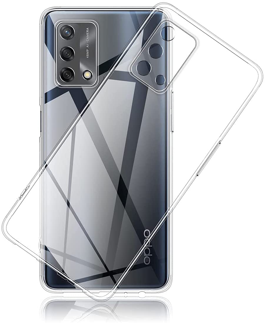 PrimeLike Shockproof Bumper Ultra Clear Slim Anti-Slip Grip Soft Flexible Back Cover for Oppo A53s 5G / CPH2321 (Transparent) (B09BR8RY32) Amazon Price History, Amazon Price Tracker