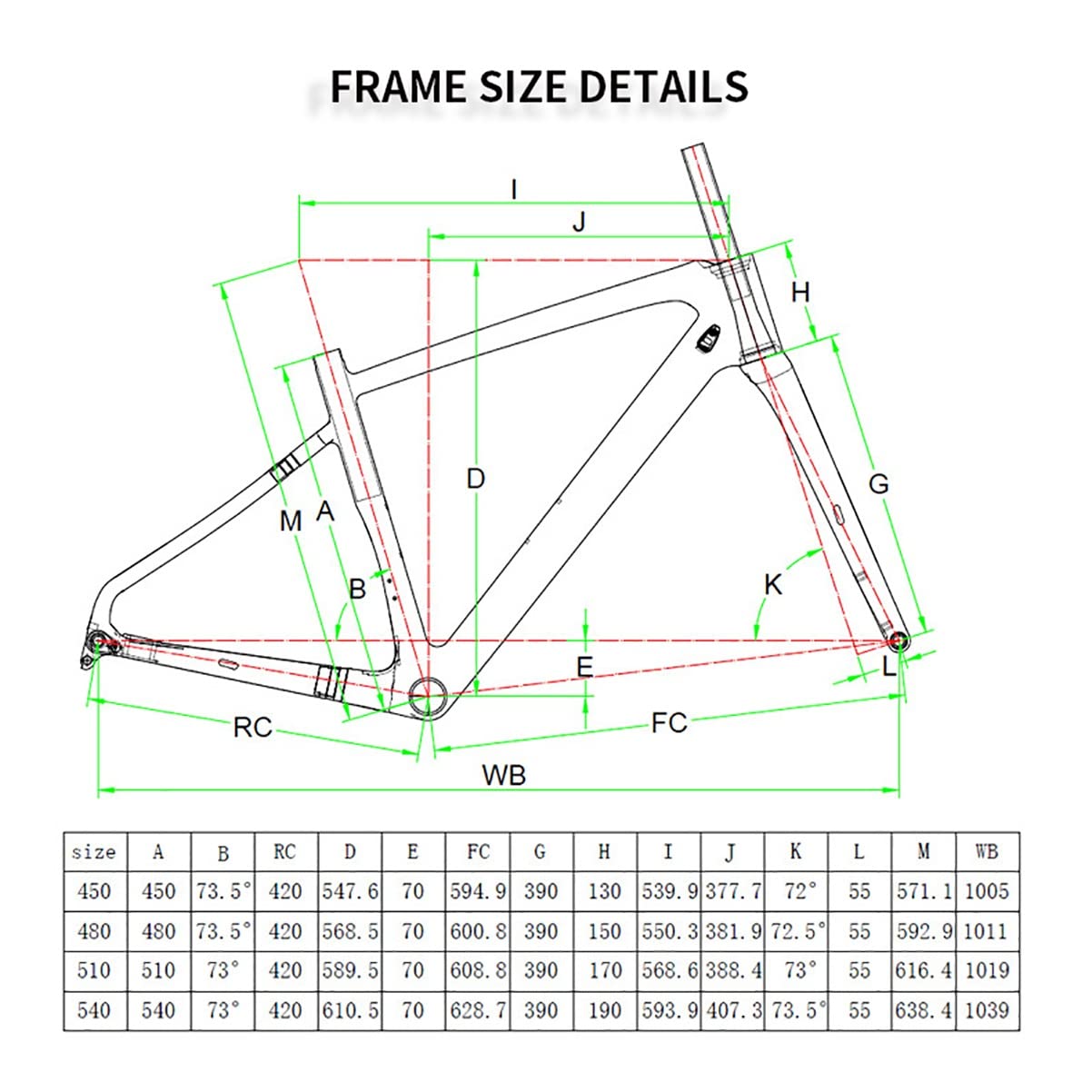 KLWEKJSD 700C Road Bikes Frame Carbon Fiber XC Frame Thru Axle 12x142mm Disc Brake Frame Routing Internal BB92*41MM (Color : Black, Size : 51cm)