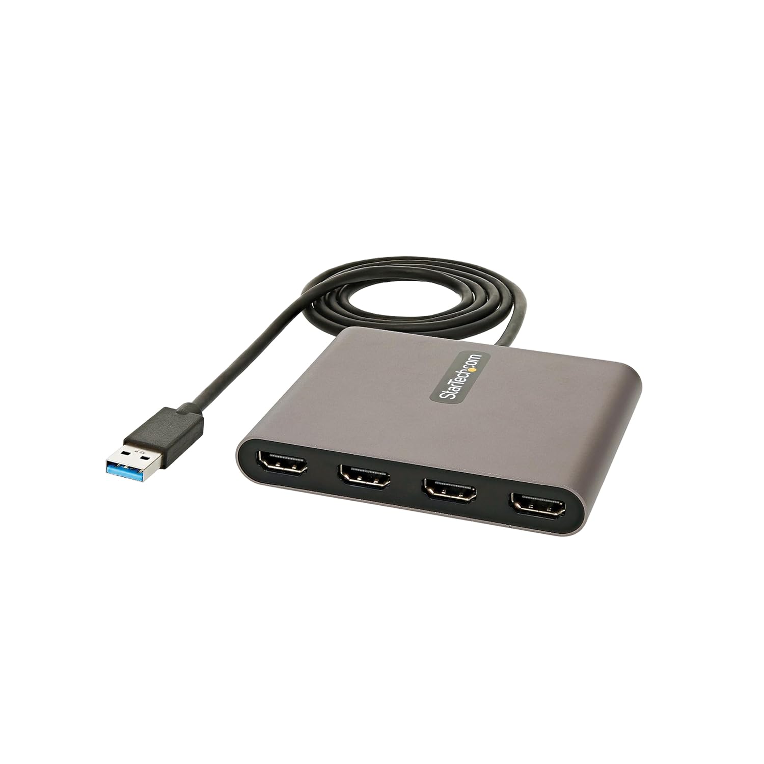 StarTech.com USB 3.0 to Quad HDMI Display Adapter – External Video & Graphics Card – 1080p 60Hz Multi Monitor Converter – Windows Only (USB32HD4) StarTech.com USB 3.0 to Quad HDMI Display Adapter – External Video & Graphics Card – 1080p 60Hz Multi Monitor Converter – Windows Only (USB32HD4)