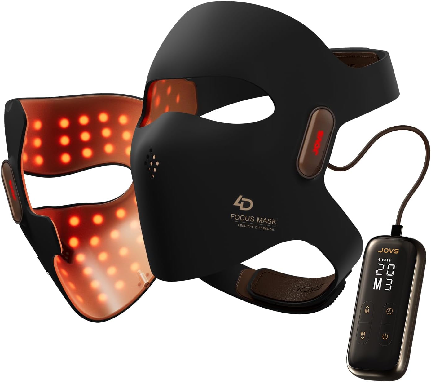 4D Laser Light Therapy Mask, Black