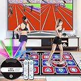 ★★ Tappetino da ballo e design dell'impugnatura wireless, funzionamento con rilevamento a distanza, sbarazzarsi delle catene, divertirsi con la danza, design pieghevole, facile da riporre e trasportare.