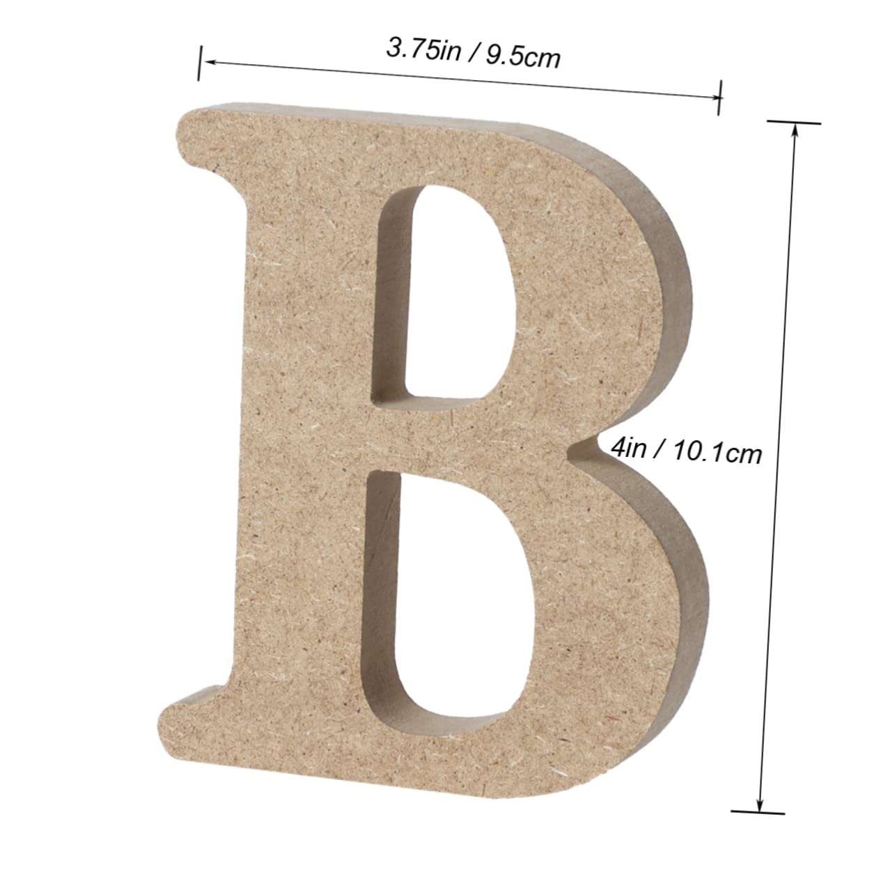 IWOWHERO Pine Wood Texture Wooden Letters Wall Decor for Home/Nursery Alphabet Letter Craft