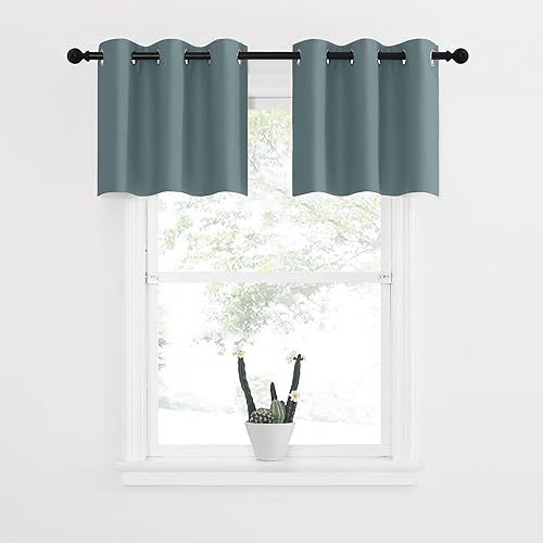 Miniatura 186 de NICETOWN Cortinas Opacas para Ventana de Guardería - Tratamiento de Ventana con Parte Superior de Ojales, Paneles de Cortinas Opacas (Verde Biscotti