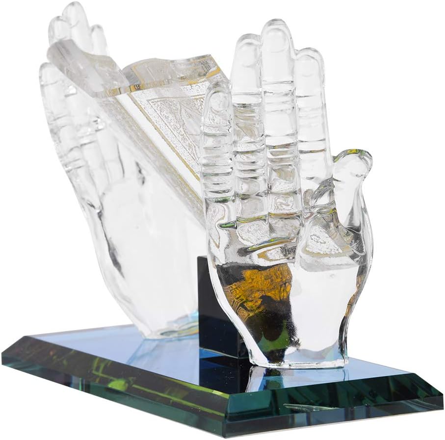 TOPINCN Muslim Crystal Decorative Model Color Plating Muslim Crafts Model Muslim Crystal Collectible Figurines Car Decor