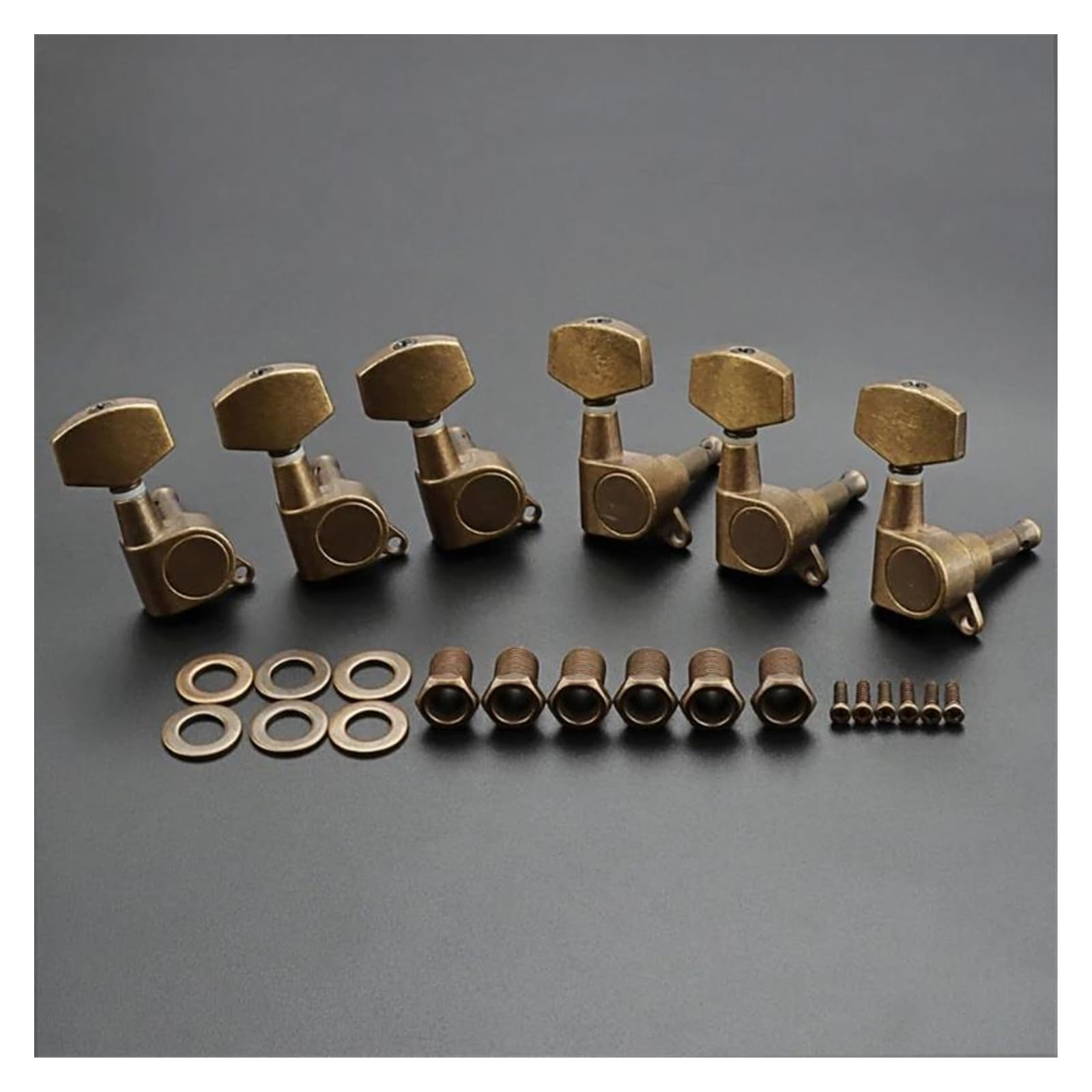 Pioli per chitarra classica Meccaniche placcate in bronzo Chiavi di accordatura Accordatori Testa Dell'accordatore Per Chitarra