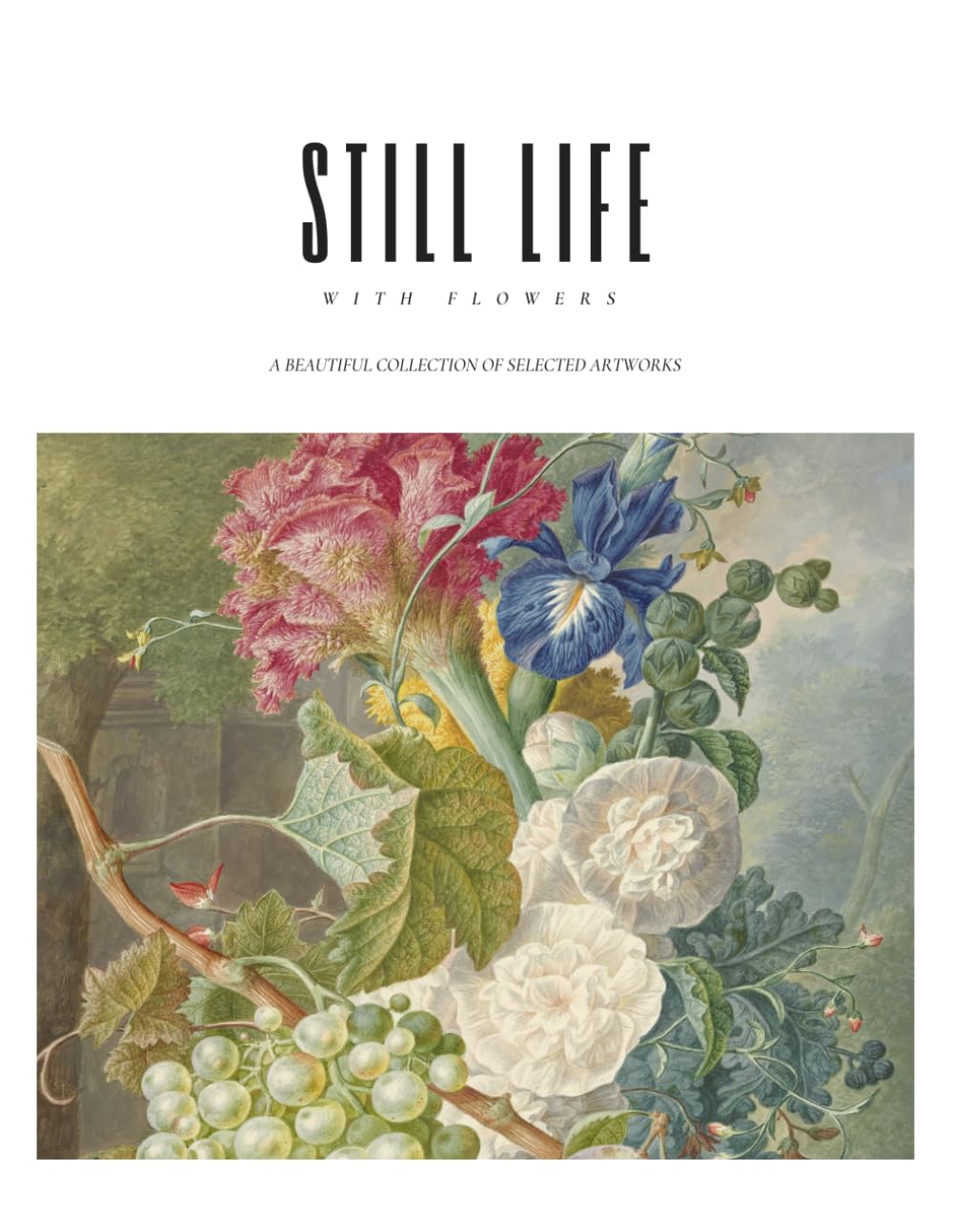 Still Life With Flowers Collection tableau d'art floral aux pigments profonds