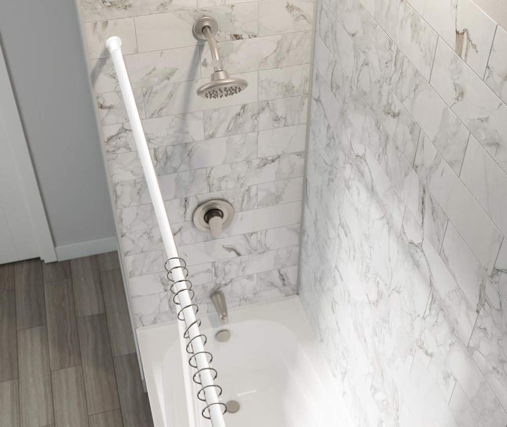 ASHLEYRIVER Room Divider Tension Curtain Rod,Tension Shower Window