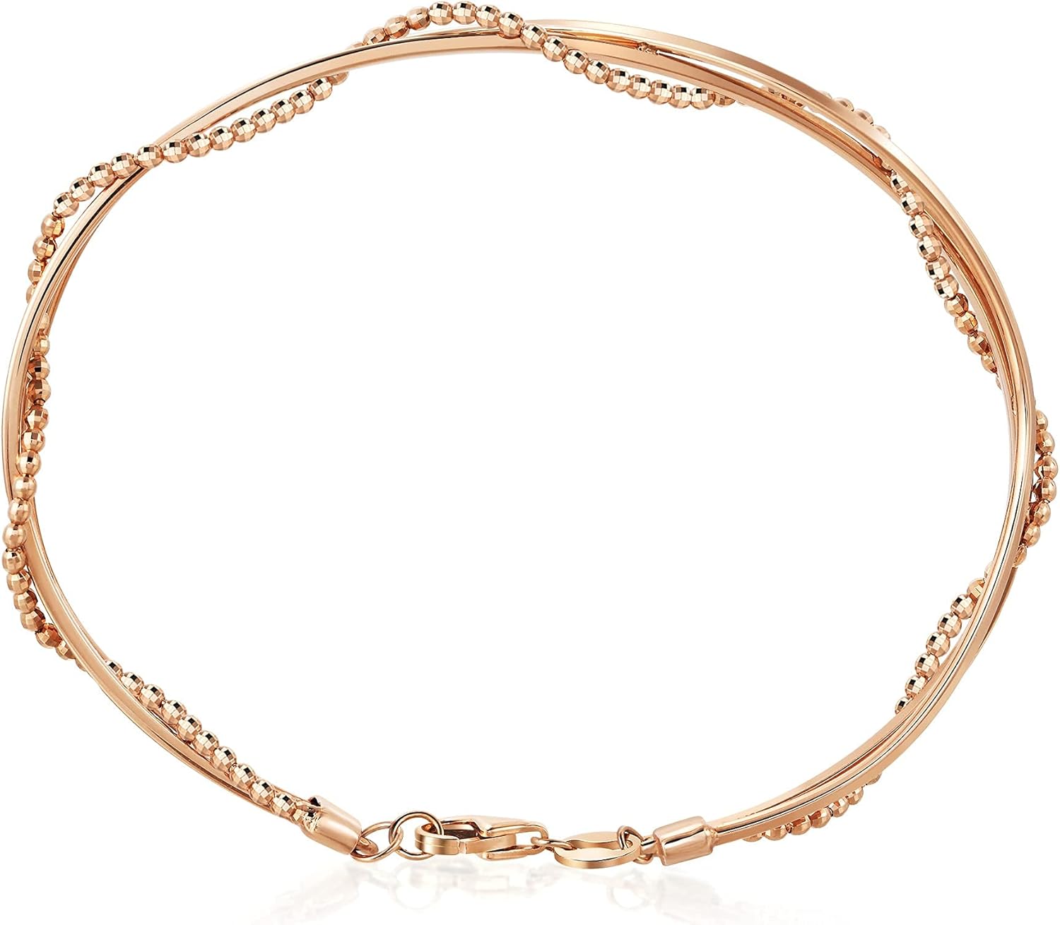 CHOW SANG SANG 18K Rose Gold Bangle for Women 92546K