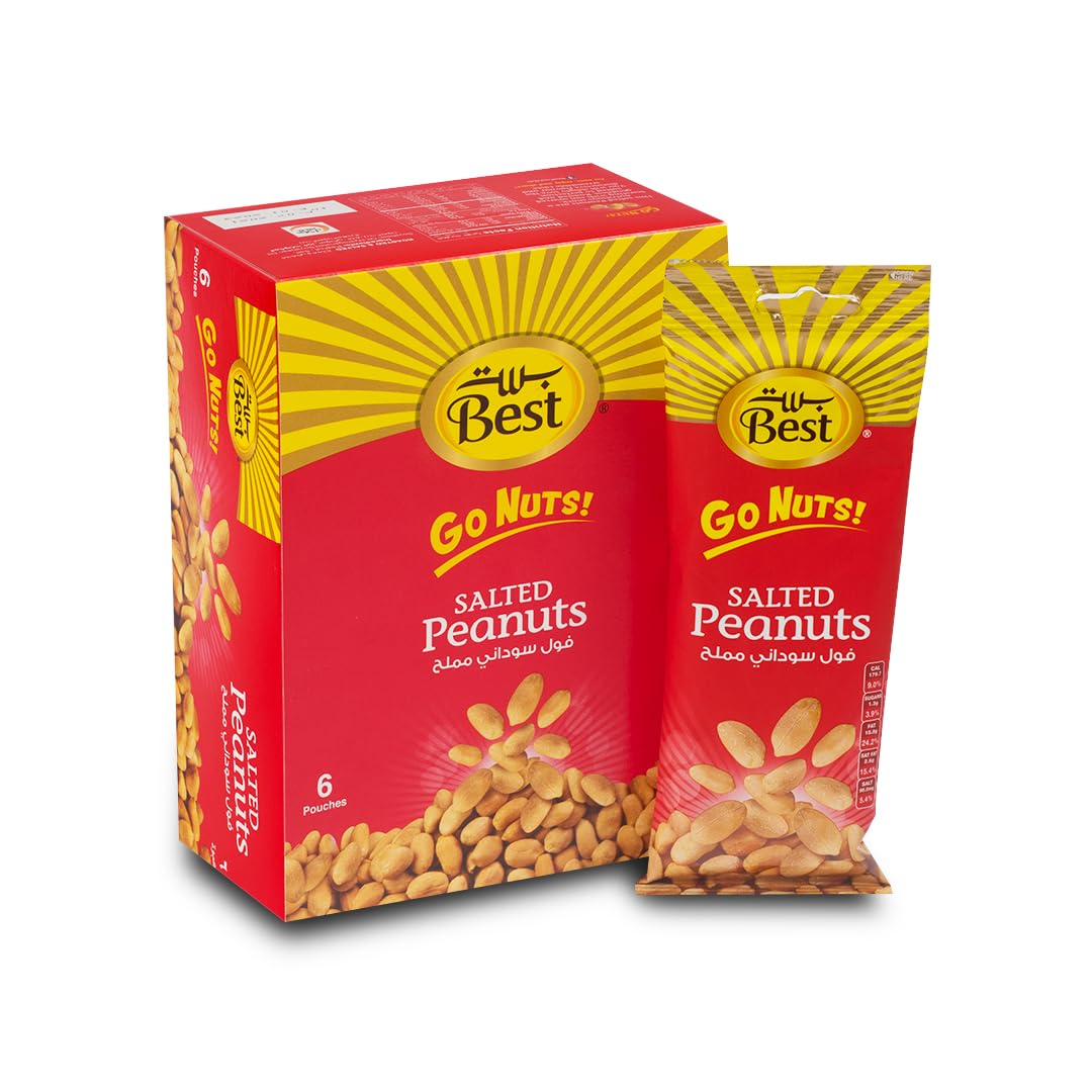 BEST PEANUTS 80GM PACK OF 6PCS