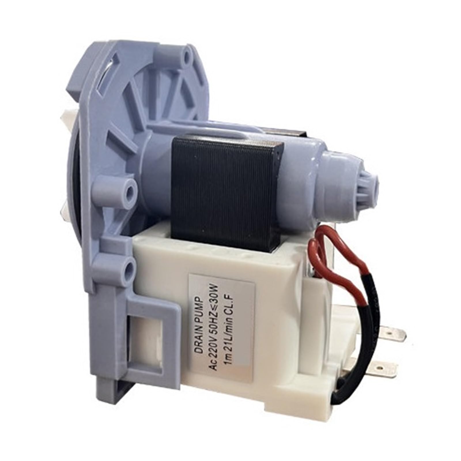EKFBQBGW Washing Machine Buckle Type Drainage Pump electronic starter B30-6A Snap on Drainage Pump(120V 60HZ)