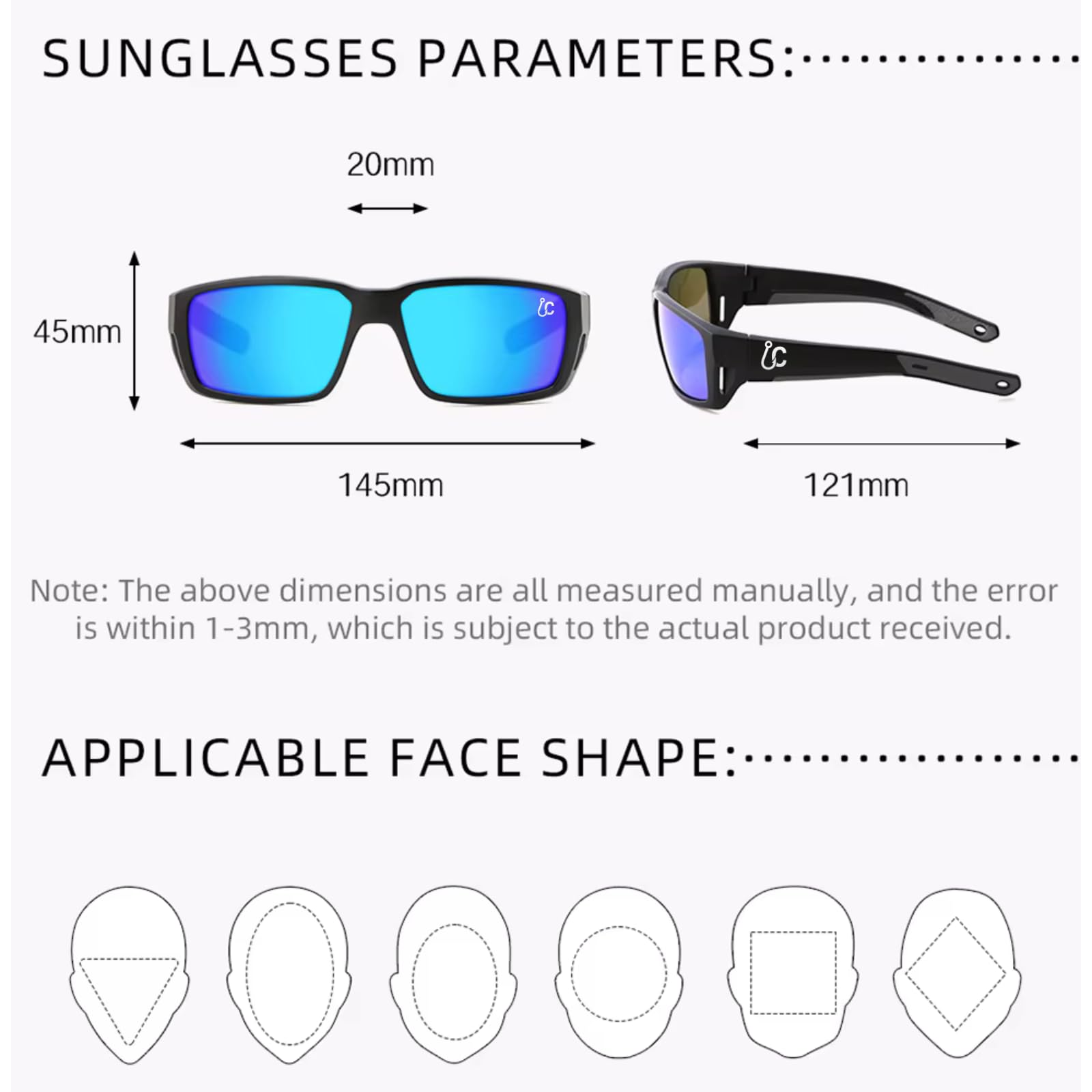 CATCHRO Schwarze polarisierte Sonnenbrille für Herren – schwimmende TAC UV400 blaue verspiegelte Gläser – perfektes Angelgeschenk & Sonnenbrille polarisiert