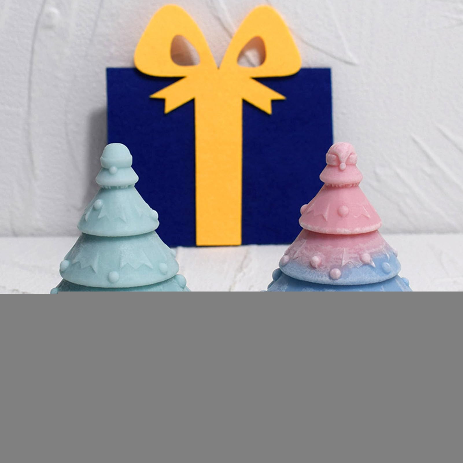 Árbol de Navidad en forma de vela, para árbol de Navidad, velas de jabón, moldes de resina epoxi para centros de mesa de fiesta, comedor y decoración de bodas