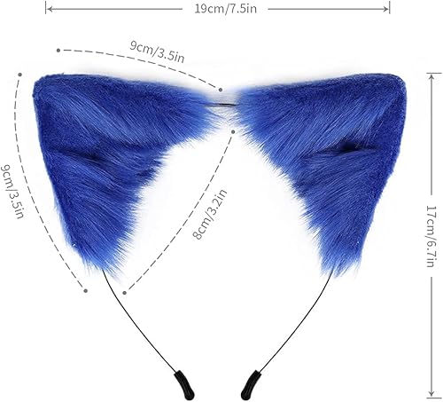 Miniatura 4 de Accesorio de disfraz hecho a mano con orejas de gato, para Halloween, Navidad, cosplay, fiesta
