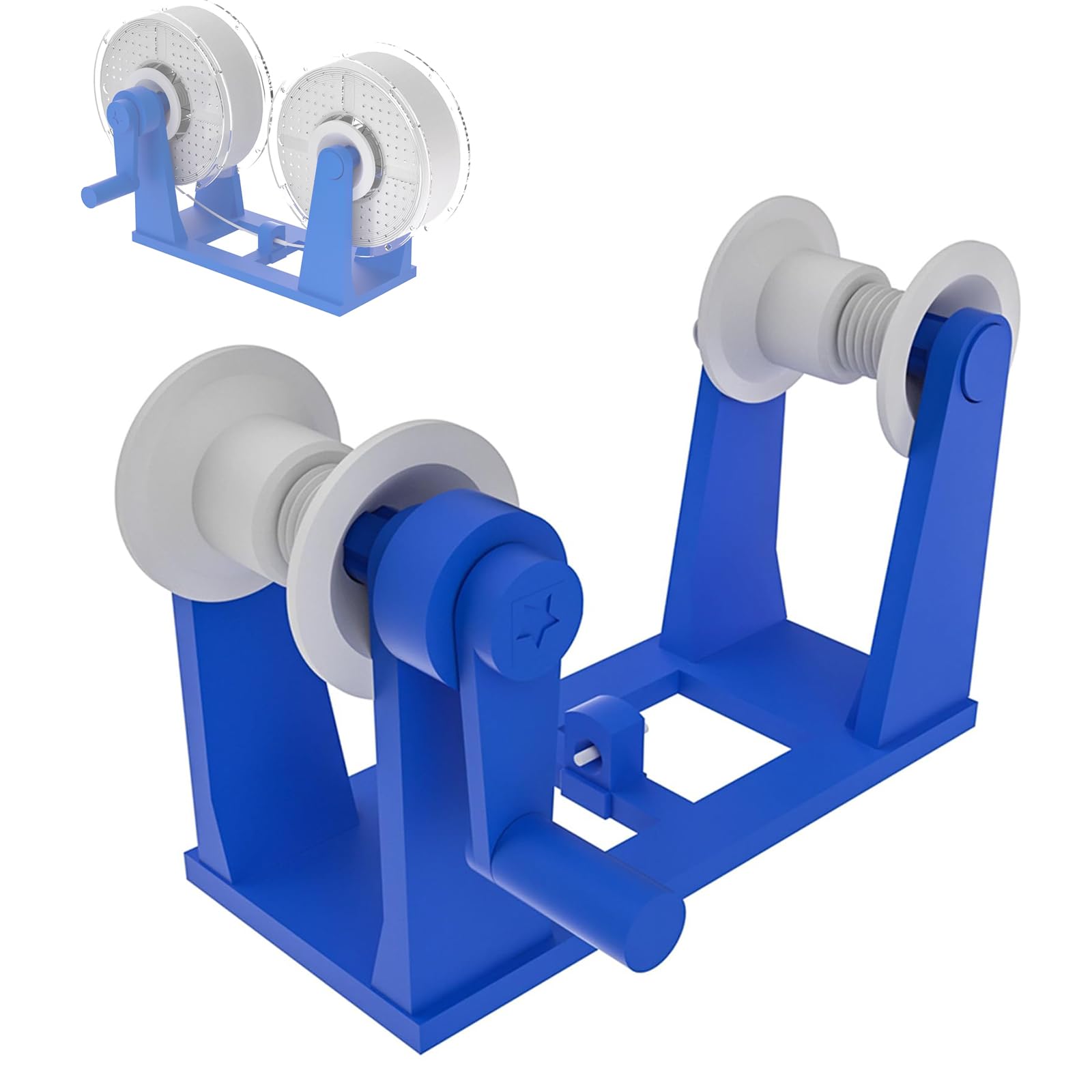 3d-filamentspulenwickler, Handkurbelbetriebener Filamentaufwickler, Kapazität 1 Kg, Effiziente Rotation, Für Pla, Abs, Petg