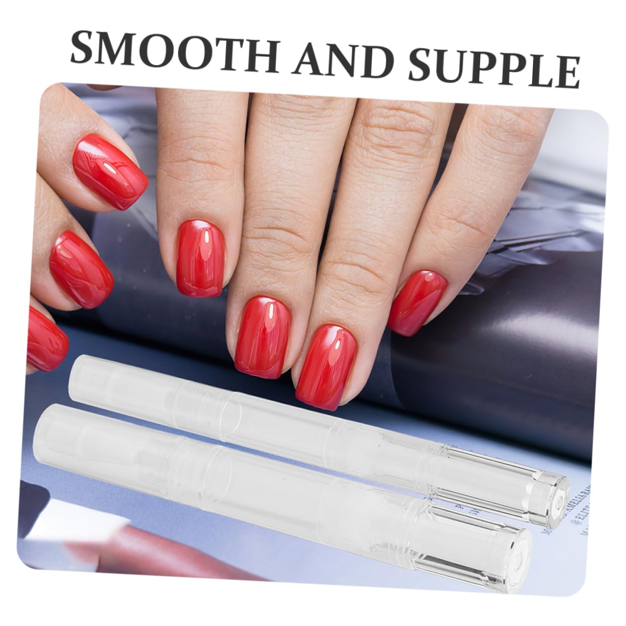 Beavorty Juego De 3 Bolígrafos Compactos para De Cutículas para Mujer con Tubos De Brillo Labial Vacíos 12 Unidades X 3