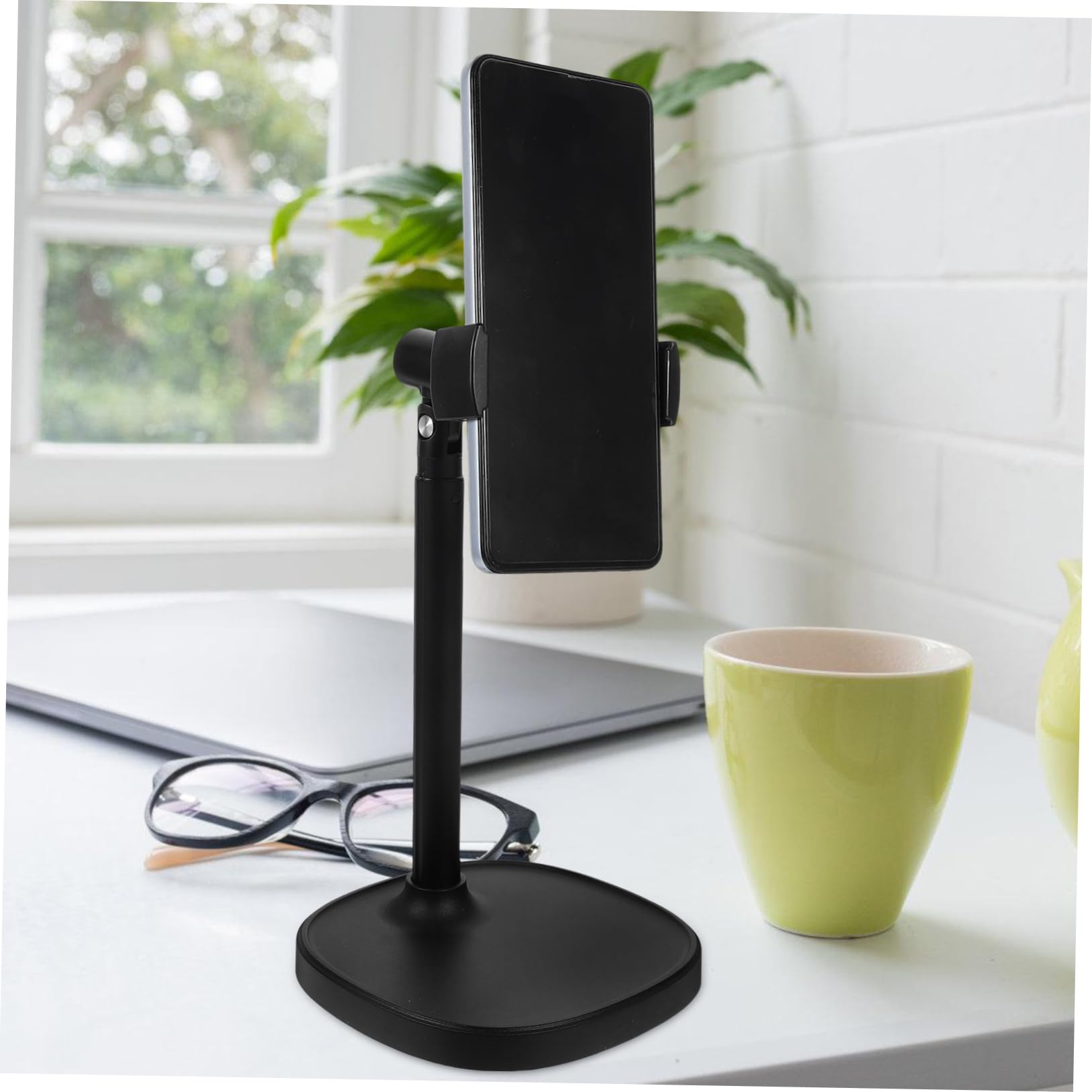 UPKOCH Supporto Telefonico Regolabile Per Scrivania Stabile e Pratico Per Visione Senza Mani Compatibile Con Smartphone e Tablet Design Versatile Per Casa e Ufficio