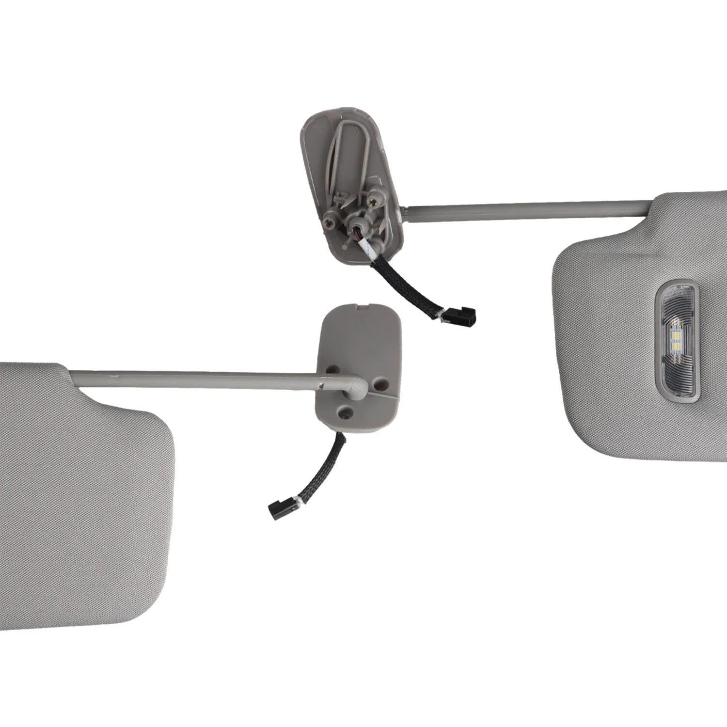 Coche Sun Shade para GMC para Sierra para Denali para Chevy para Silverado 1500, 2500, 3500, 2014-2019, Parasol Derecho para Conductor Izquierdo Parasol Ventana Coche(Gray Left Side)