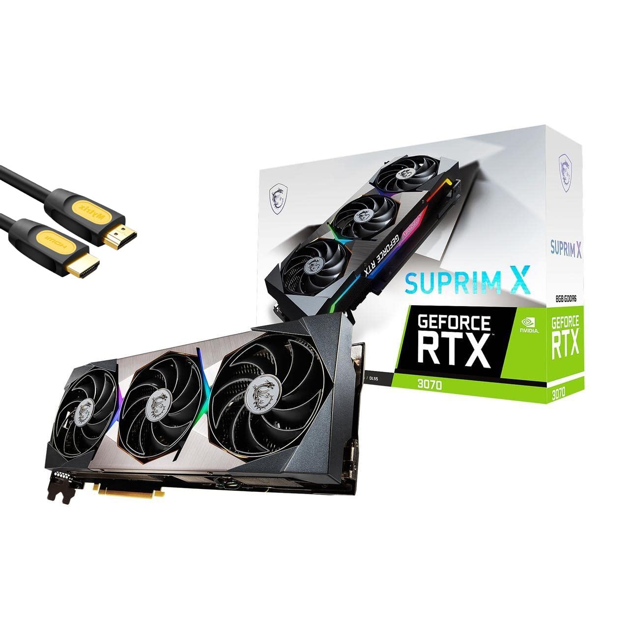 MSI GeForce RTX 3070 グラフィックボード Amazon | MSI GeForce RTX 3070 SUPRIM X LHR グラフィックスカード