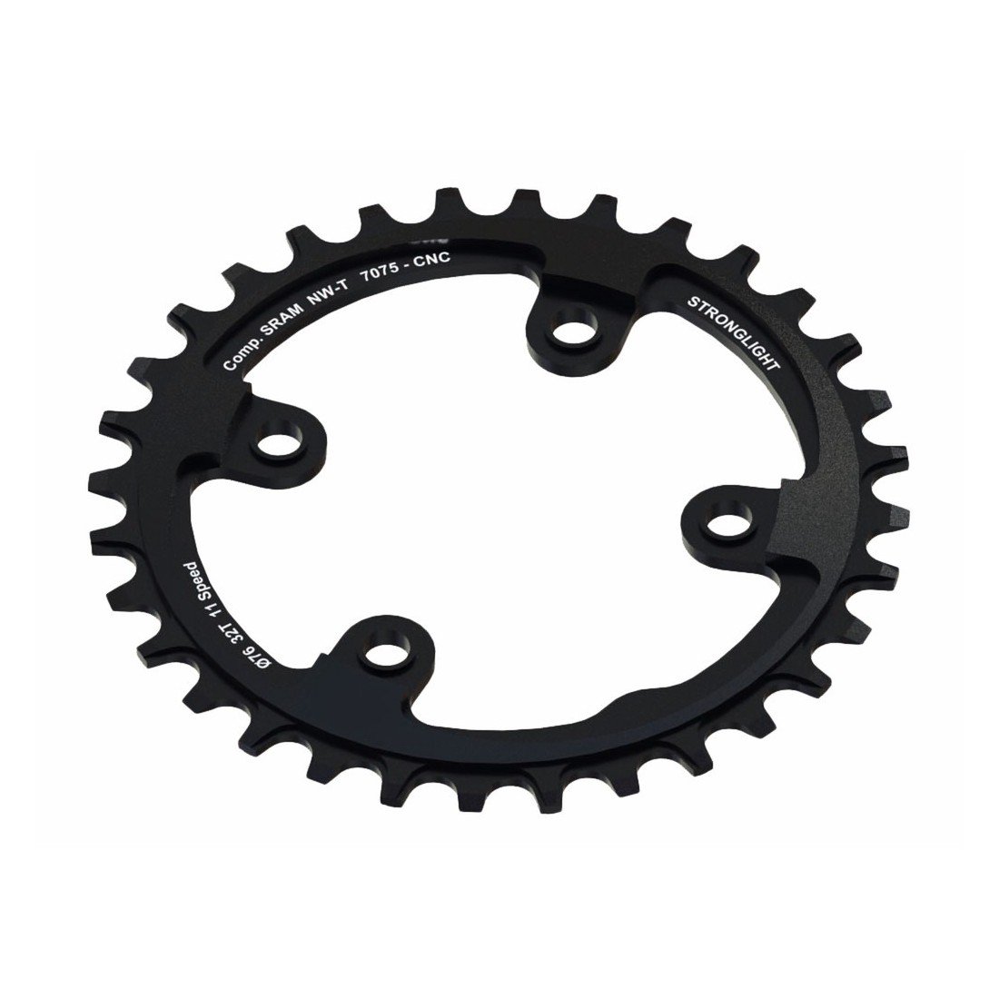 Stronglight MTB Catena Foglia, Nero, 13 x 13 x 5 cm