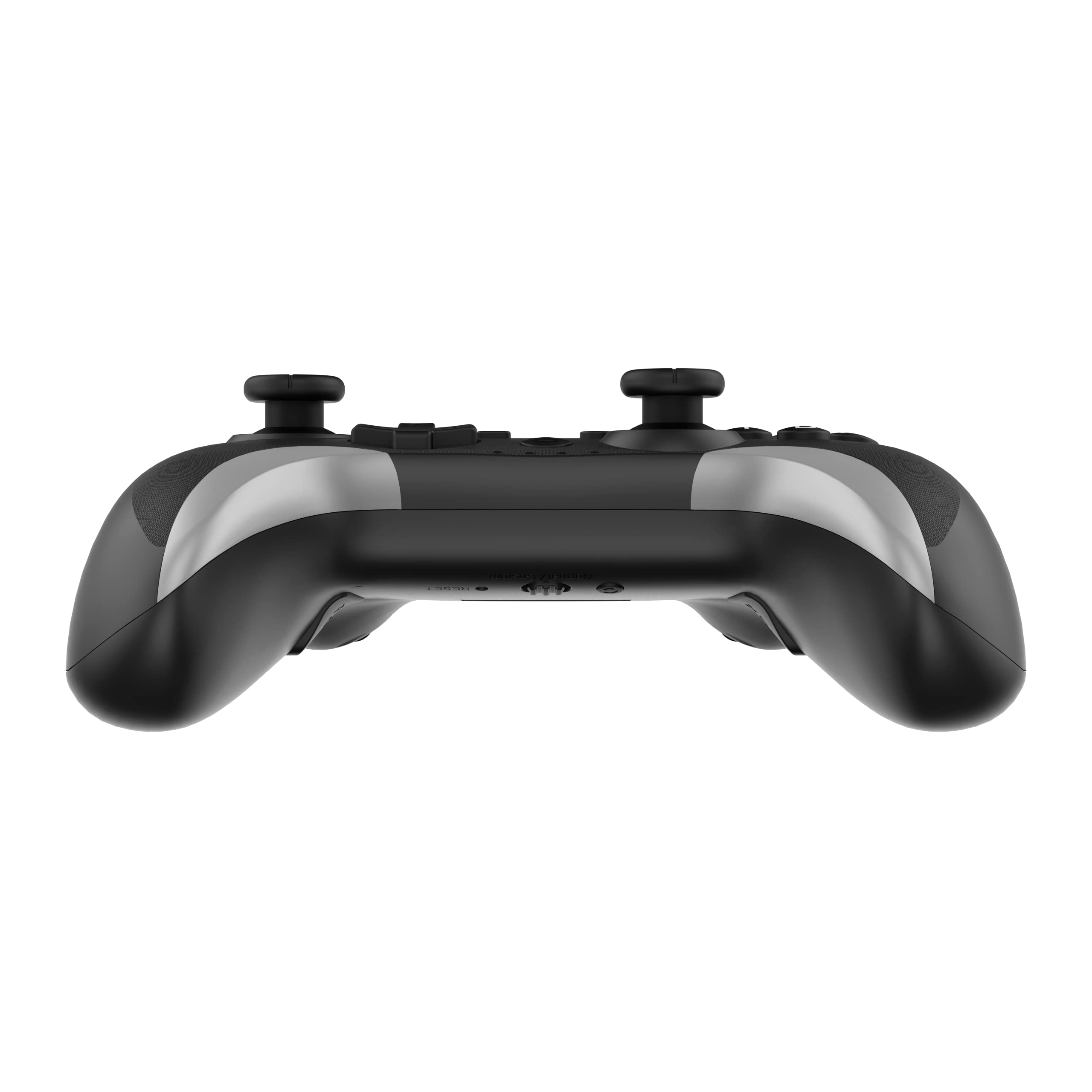 Minibird Pop Top - Manette sans fil Bluetooth "Le Signal" pour Nintendo Switch - Autonomie 16 heures - Manette Compacte et Compatible pour Switch/Switch Lite/Switch Pro - Turbo - Noir et Gris