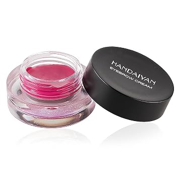 12 Colors Eyebrow Pomade Full-pigmented Long Lasting Waterproof Eyebrow Cream Gel Filling & Shaping Tinted Eyebrows Enhancers with Brush for Daily or Cosplay 08 Magedta