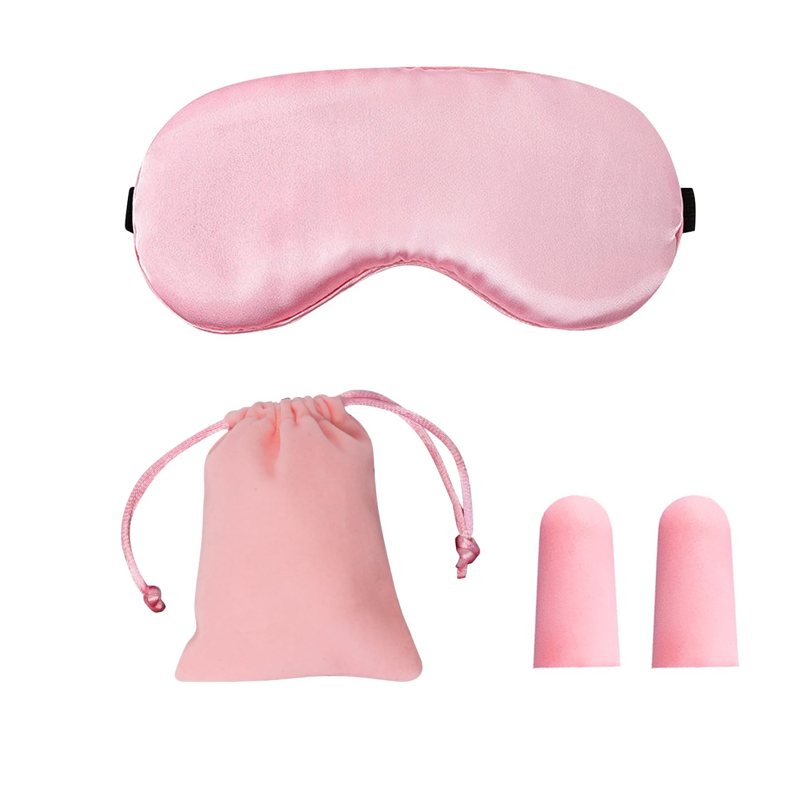 ZXCHOME Antifaz de Seda para Dormir, Paquete de 1 antifaces de Seda Pura 100% Natural Real con Correa Ajustable, Antifaz para Dormir, Cubierta para Sombra de Ojos