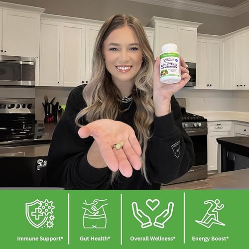 Miniatura 6 de Paradise Herbs  Paquete de mezcla de la tierra  Superfood Multivitamínico sin hierro 60 unidades + vitamina C 90 unidades  Ayuda a mantener la salud